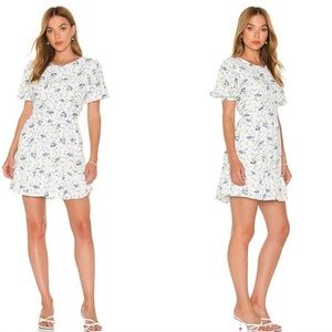 Faithfull the Brand Astoria Desmond Mini Dress Floral Size 4